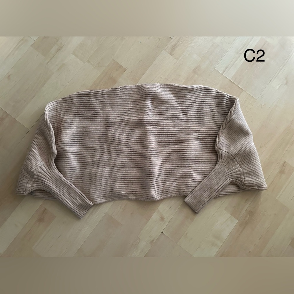 SHEIN Ribbed Sweater - Cream